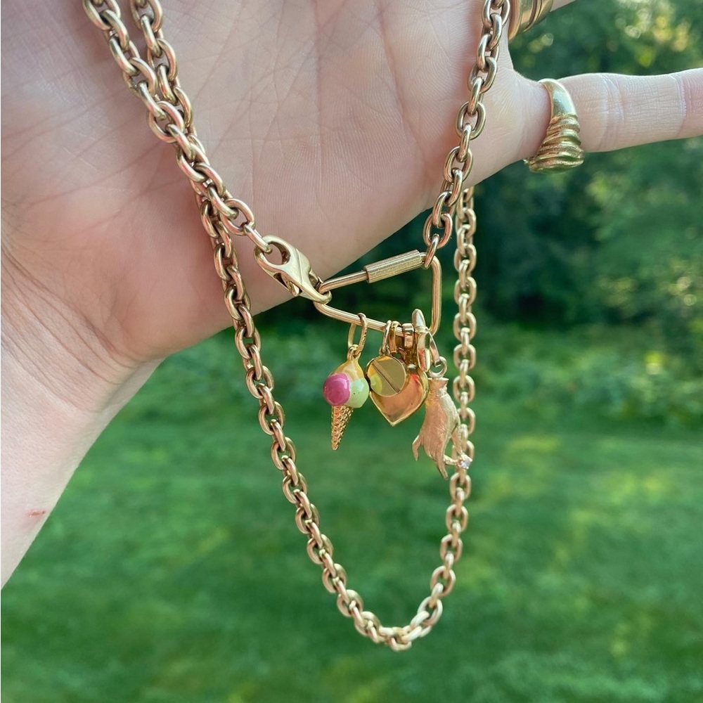 14k biker rolo link HEAVY chain